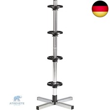 cartrend Felgenständer mit Reifenschutzhülle, Reifenständer für die Lagerung von