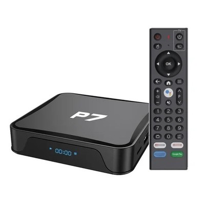 P7 Android 8K  2GB/16 GB- TV box with Several Apps: Sports,Movies;Kids, Live.