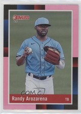 2022 Donruss Retro 1988 Variation Holo Pink Randy Arozarena (Blue Jersey) fm0