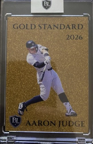 Aaron Judge 2026, Gold Standard, Serial 1/3, Black Label Card #2