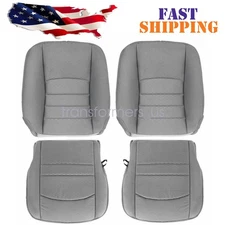 For 2017 2018 Dodge Ram 1500 2500 Tradesman Both Side Cloth Seat Cover Gray