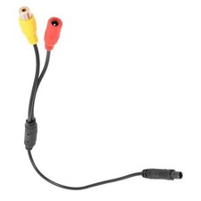 4-Pin Male Backup Reverse Camera Car Universal to CVBS RCA Female Connector