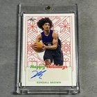 KENDALL BROWN 2023 Leaf Happy Holidays Autograph Auto NBA Basketball Card Pacers