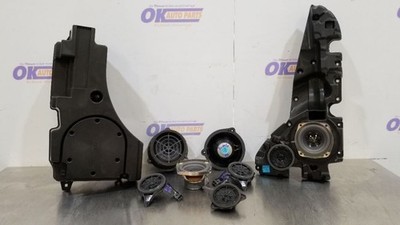 18 2018 AUDI Q7 OEM BOSE SPEAKER SET FRONT AND REAR WITH SUB 4M0035621A 4M003529