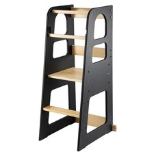 Toddler Tower Wooden Toddler Step Stool 3 Adjustable Heights Toddler Stool