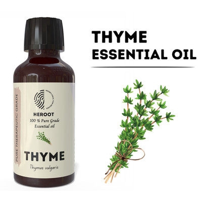 Heroot Thyme Essential Pure Oil for Diffuser Aromatherapy Home Fragrance DIY Use