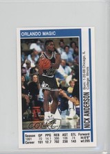 1991-92 Panini Album Stickers Nick Anderson #70 0o9