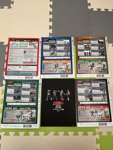 Kamen Rider Diagostini DVD Collection Stickers No DVDs Wear From Japan - Picture 2 of 11