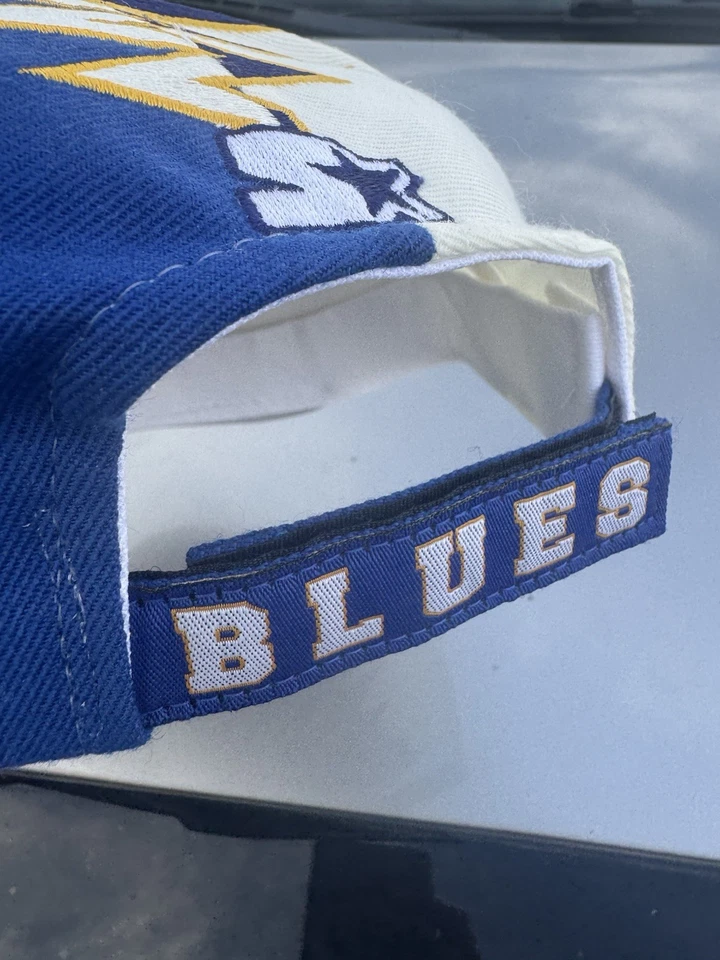Brand New W/tags vintage st louis blues hat Shockwave Snapback Hat Rare - Image 4 of 4