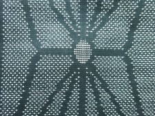 7515305: JAPANESE KIMONO / ANTIQUE KIMONO / SILK / DORO OSHIMA TSUMUGI / WOVEN A