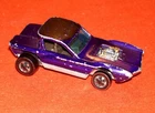 VINTAGE HOT WHEELS MATTEL 1967 PYTHON PURPLE Violet Die-cast 1/64 HONG KONG HTF