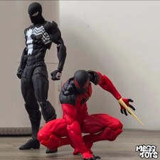 Personaggio Spiderman Noir Symbiote Venom O Rouge Giocattolo Con Carnage Scarlet