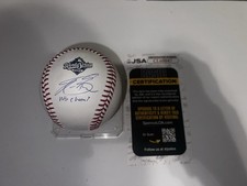 Tyler Glasnow Signed Official 2025 World Series Baseball LA Dodgers JSA Auth