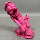 Vintage Marx Nutty Mads Roddy The Hotrod Figure PINK Hard Plastic Toy 5"
