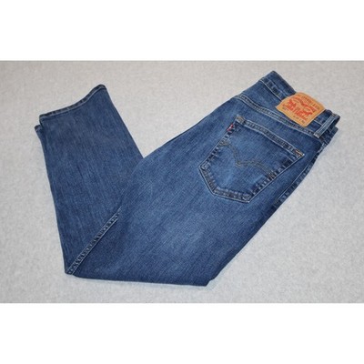 Levi Strauss 502 Jeans Mens 33x29 Blue Regular Taper Stretch Denim 29507-0053
