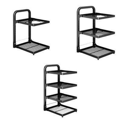 Topflagerregal, Schwerlast Pfannenregal, mehrlagig Spülenschrank Schüsselregal