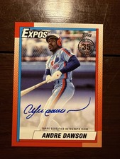2025 Topps Series 2 - 1990 Topps Baseball Autographs Andre Dawson #90B2-AD (AU)