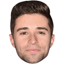 Jake Miller (Stubble) Big Head. Larger than life mask.