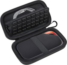 Hard Carrying Case Compatible Portable SSD Water Repellent