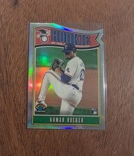 2025 Bowman Chrome Rookie Of The Year Favorites RC Kumar Rocker Rangers #ROY-5