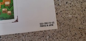 Final Fantasy II 2 ii FF - Super Nintendo SNES NES Map Insert Poster Town Guide!