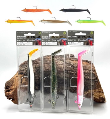 Balzer Valhall Rainer Korn Bullet Eel Schaufelschwanz 17cm 80g 8 Farben Sandaal