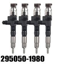4 Pack Fuel Injector 1J770-53050/1J770-53051/295050-1980 For Kubota V3307 Tier 4