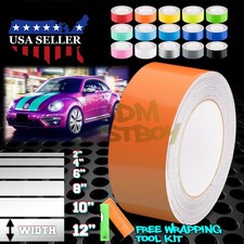 For Volkswagen Beetle Gloss Color Racing Stripes Vinyl Wrap Decal Film 1020ft For Volkswagen Beetle Gloss Color Racing Stripes Vinyl Wrap Decal Film 1020ft