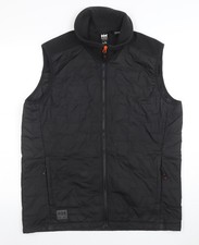 Helly Hansen Men’s Black L Softshell Bodywarmer Workwear Vest