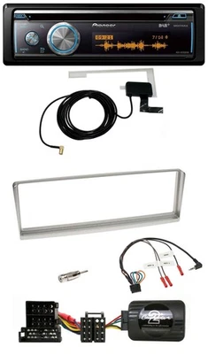 Pioneer Bluetooth DAB Lenkrad USB CD Autoradio für Alfa Romeo 156 2002-2003 silb - Bild 1 von 4