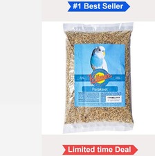Parakeet Bird Food 8lb Seed Mix Vitamin Coated Oat Groats Feather Health