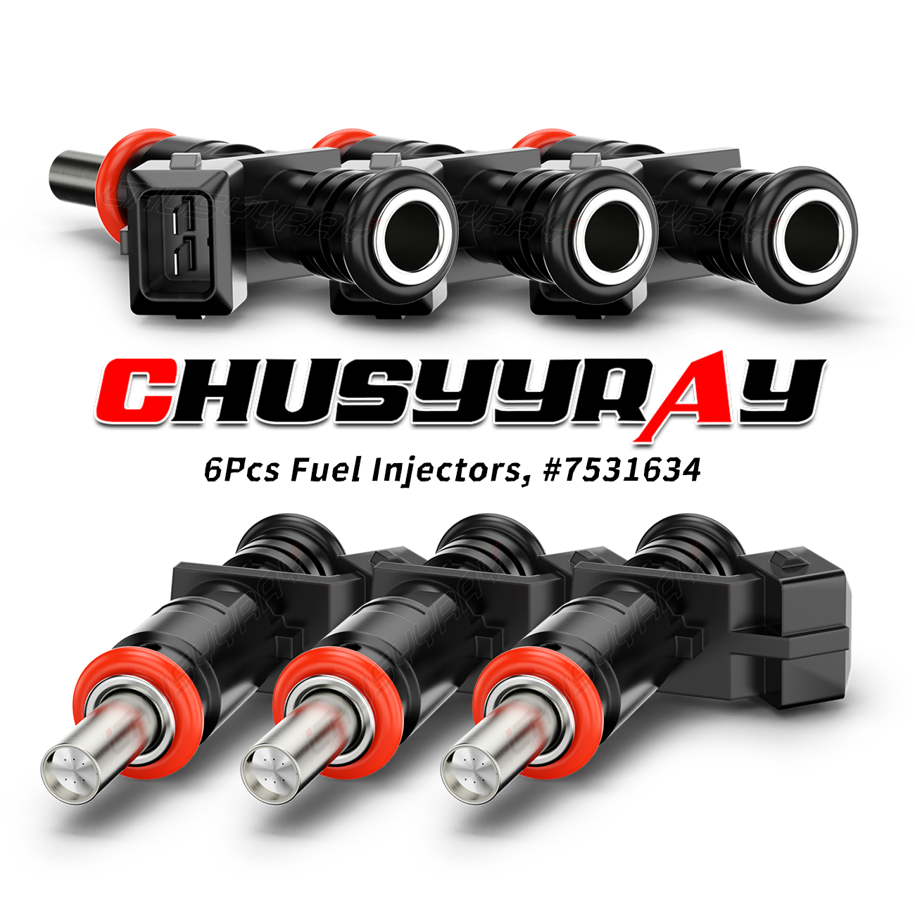 6x Fuel Injectors 7531634 For 2006-12 BMW 128i 328i X3 X5 Z4 525i 2.0/2.5/3.0L