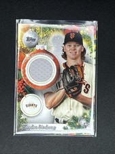 2025 Topps Holiday Baseball Hayden Birdsong Player Worn Relics RC #PR-HB Giants