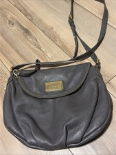 MARC BY MARC JACOBS Q Natasha Beige Pebble Leather Workwear Crossbody Bag