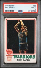 1973 TOPPS #90 RICK BARRY PSA 2