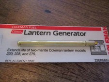 Coleman 220E, 228, 275 Series Lantern Generat...