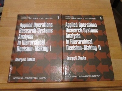 Applied Operations Research: Systems Analysis in Hierarchical Decision-Making, V