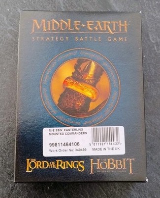 Games Workshop Herr der Ringe Easterling Mounted Commanders Miniatur Neu in OVP 