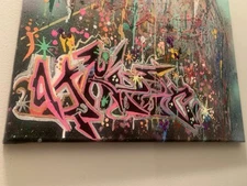 graffiti art original canvas Abstract Splash! TOPIK TSK 1/1