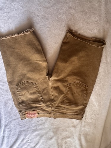 Levis Denim Shorts Adult W32 Brown Jorts Y2K Relaxed Dad Red Tab Wash Mens 511 - Picture 11 of 17