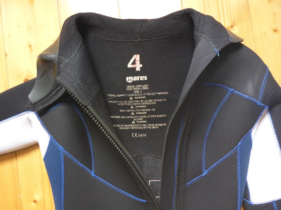 Taucheranzug Damen, Größe M, 5mm Stark, Marke Mates - Bild 4 von 4