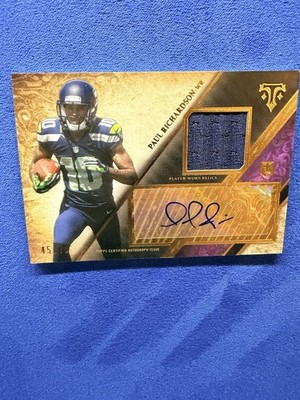 2014 Topps Triple Threads - Rookie Autographed Relics Paul Richardson #TTRAR-53