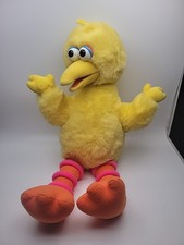 Talking Vintage 1996 Sesame Street Big Bird PeekaBoo Tyco 16" Playtime Tested