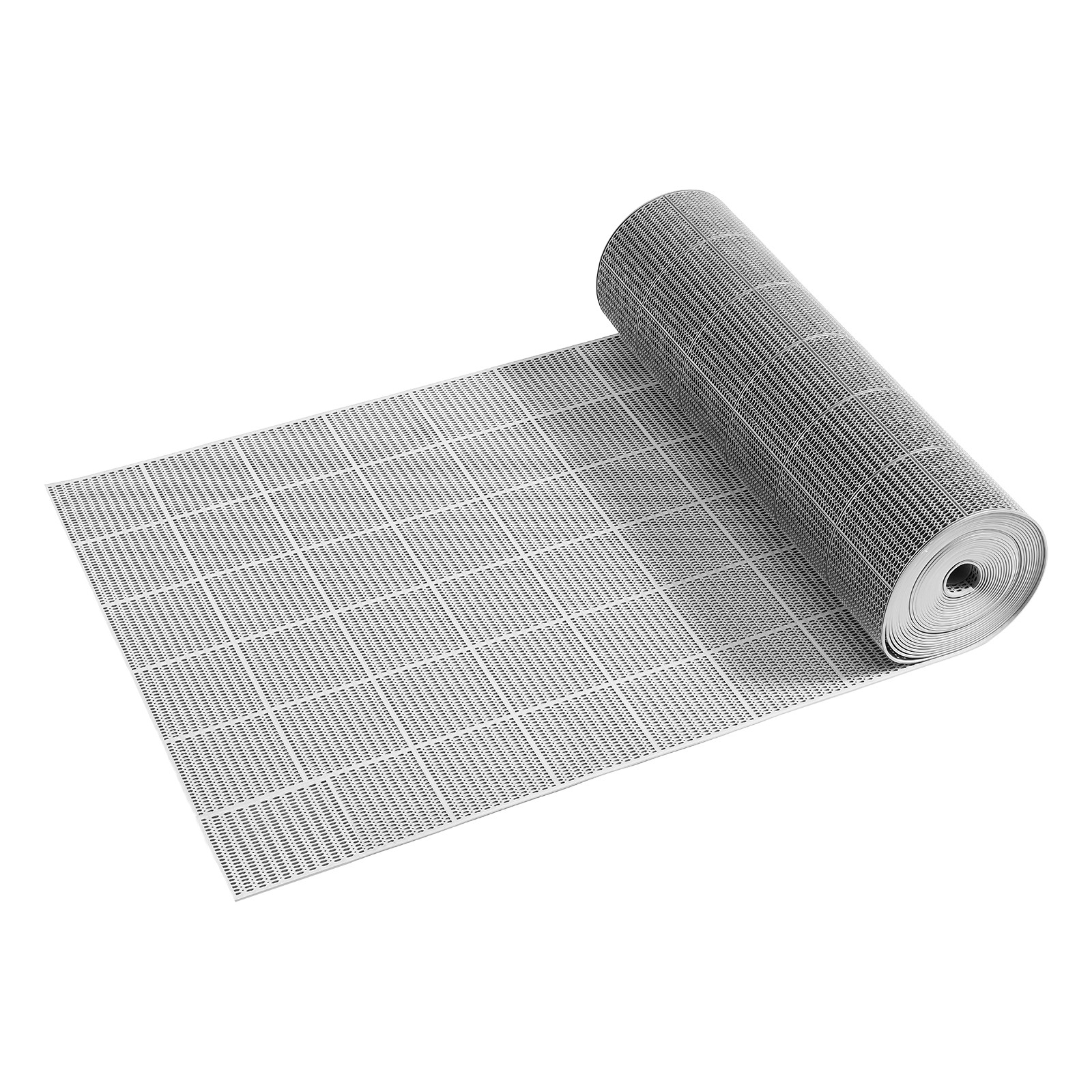 Tapis de sol piscine PVC antidérapant Uimoso pour terrasse et jardin gris