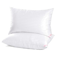 Modern Hotel Collection Queen Pillows 20x30 - Easy Care  Breathable Comfort