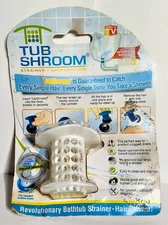 Tub Shroom Strainer Hair Catcher Bath Tub Drain Protector Brand New