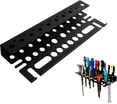 Wall-Mounted Tool Organizer 40cm Metal Tool Holder Storage Rack for Wrenches*