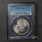 1882-CC Morgan Silver Dollar $1 - PCGS MS64+ - Carson City
