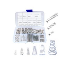Cilky 100pcs Conical Spring Assorted Set, 304 1 Set (100pcs), One Color