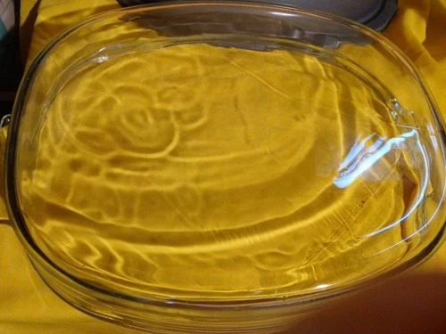 Pyrex 4 Quart Covered Baking Dish with Metal Lid #704 Vintage USA